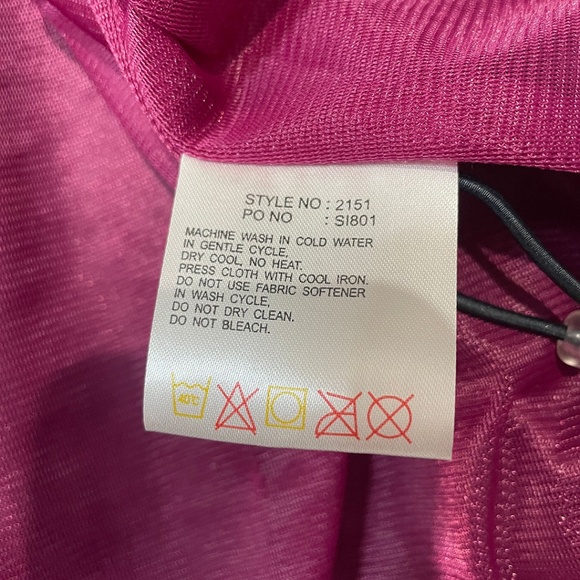 Sunice Hurricane Waterproof Gore-tex Pink Rain Jacket Sz L - Picture 14 of 15